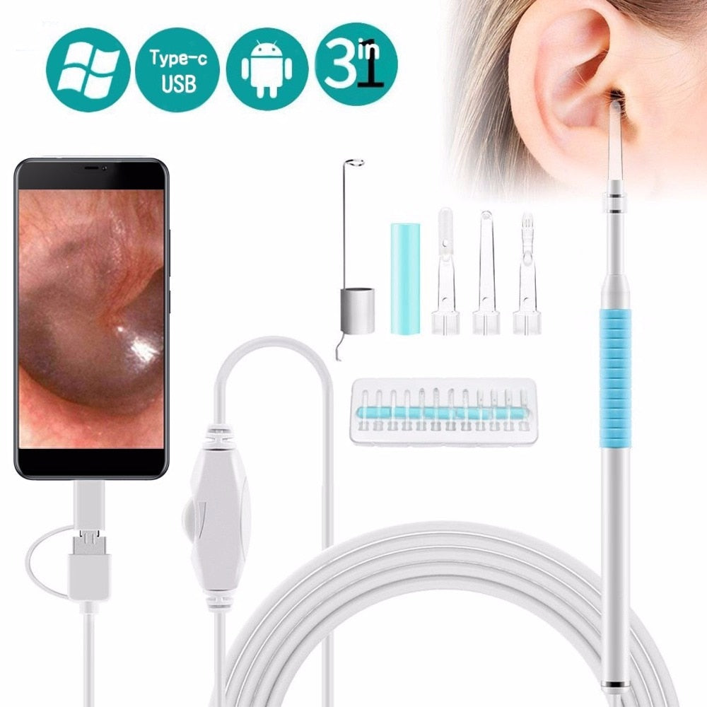 Earpick 5.5mm Mini Camera Android PC Ear Otoscope