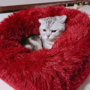 Super Soft Pet Cat Bed Kennel Dog Round Cat Winter Warm Sleeping Bag